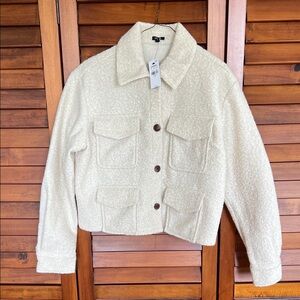 Express Cream Teddy Jacket